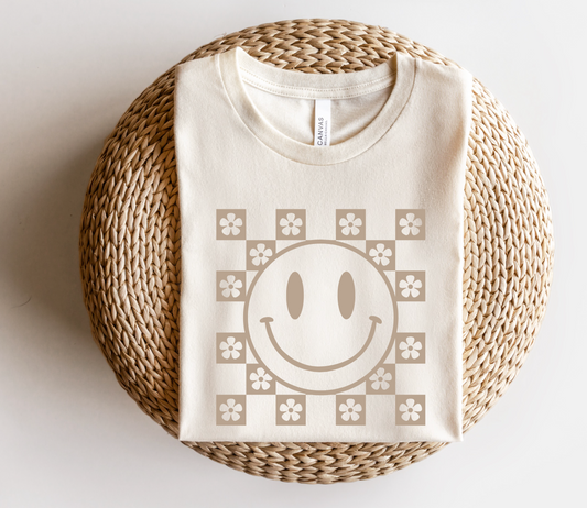 FLORAL SMILEY Tee