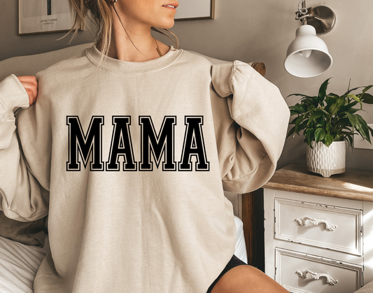 UNIVERSITY MAMA Basic Crewneck