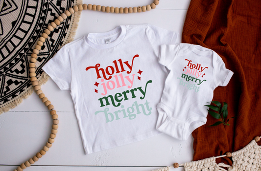 HOLLY JOLLY Kids Tee