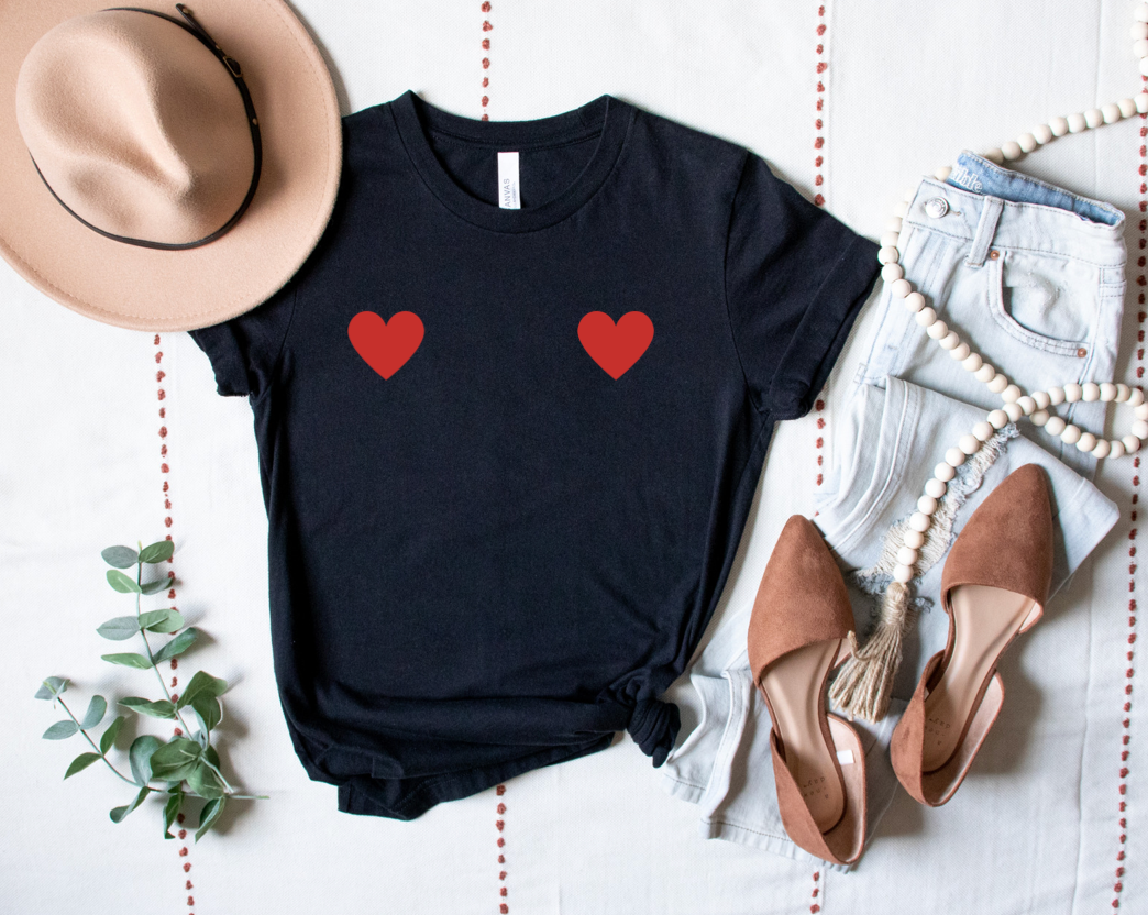 DOUBLE HEART Tee