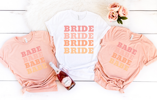 BRIDE/BABE BACH Set Tee