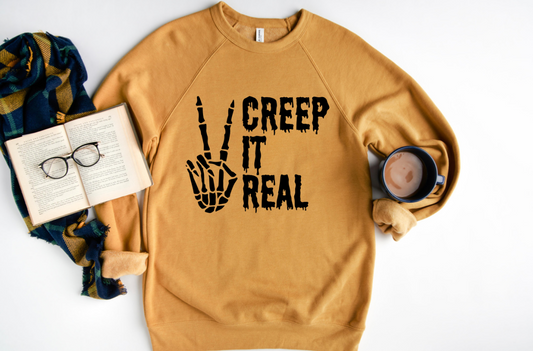 Creep It Real Skeleton SIGNATURE CREWNECK