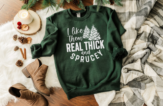 REAL THICK AND SPRUCEY Basic Crewneck